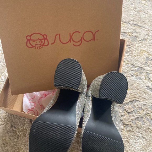 Sparkly  Mesh Boot - Picture 8 of 11